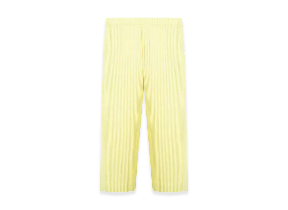 HOMME PLISSE ISSEY MIYAKE Trousers "Zucchini Yellow"