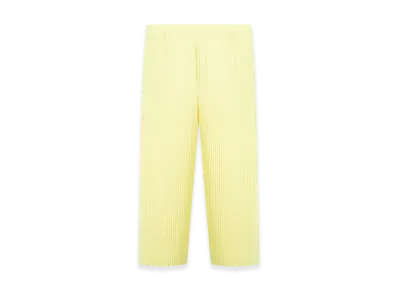 HOMME PLISSE ISSEY MIYAKE Trousers "Zucchini Yellow"