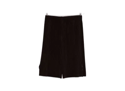 HOMME PLISSE ISSEY MIYAKE Wear Or Wrap Bermuda Shorts "Brown"