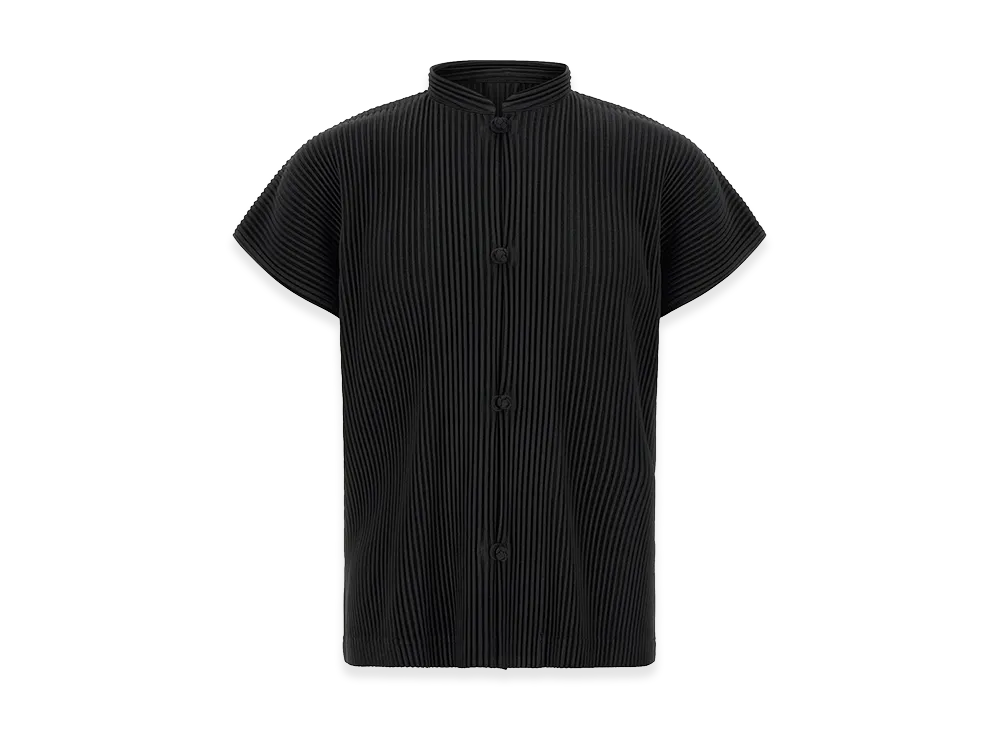 HOMME PLISSE ISSEY MIYAKE Polyester Shirt "Black"