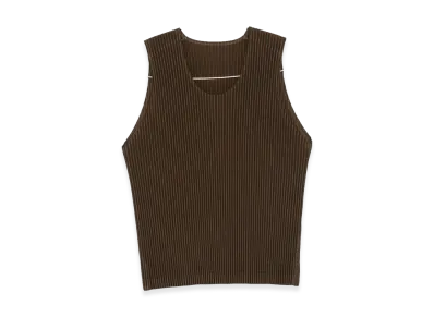 HOMME PLISSE ISSEY MIYAKE Top "Brown"