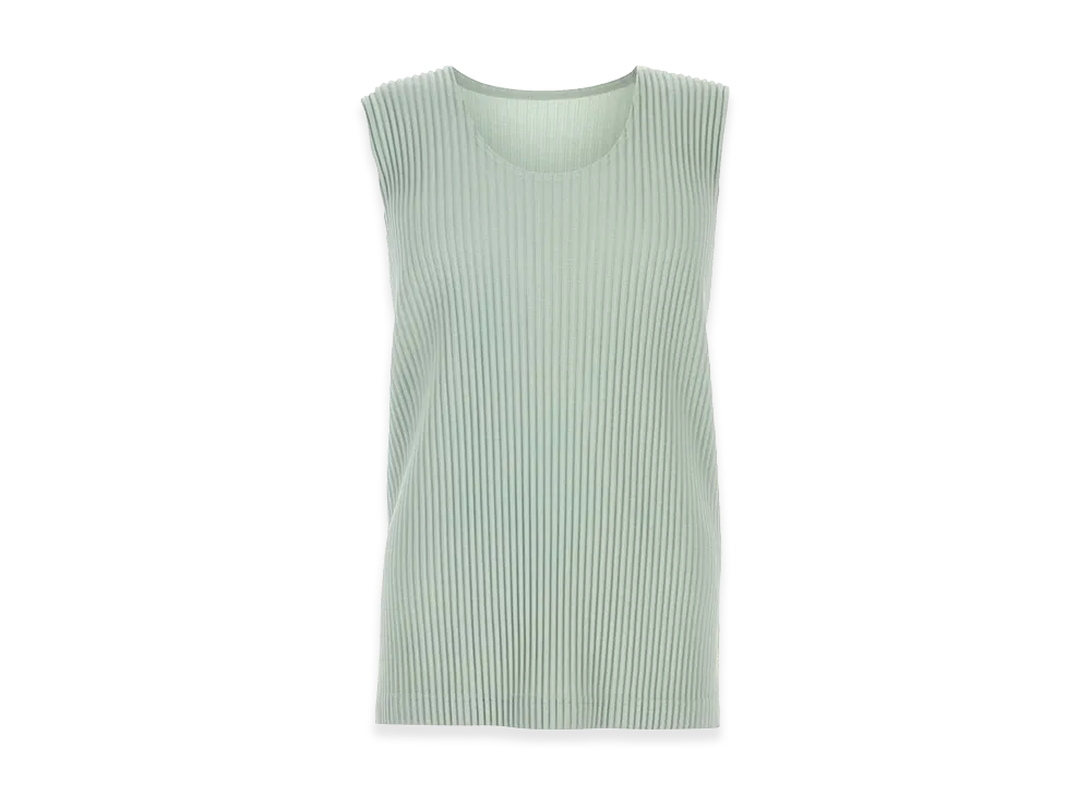 HOMME PLISSE ISSEY MIYAKE Mint Polyester Tank Top "Light Blue/Green"