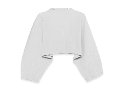 HOMME PLISSE ISSEY MIYAKE Top "Light Gray"
