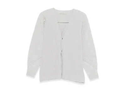 HOMME PLISSE ISSEY MIYAKE Cardigan "Light Gray"