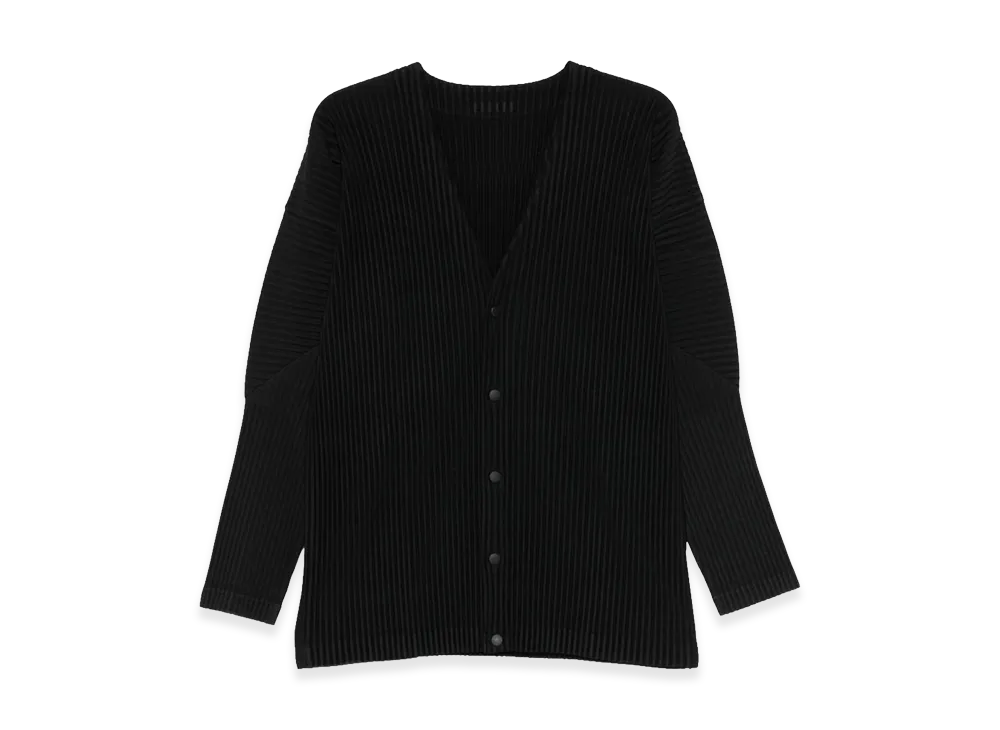 HOMME PLISSE ISSEY MIYAKE Cardigan "Black"