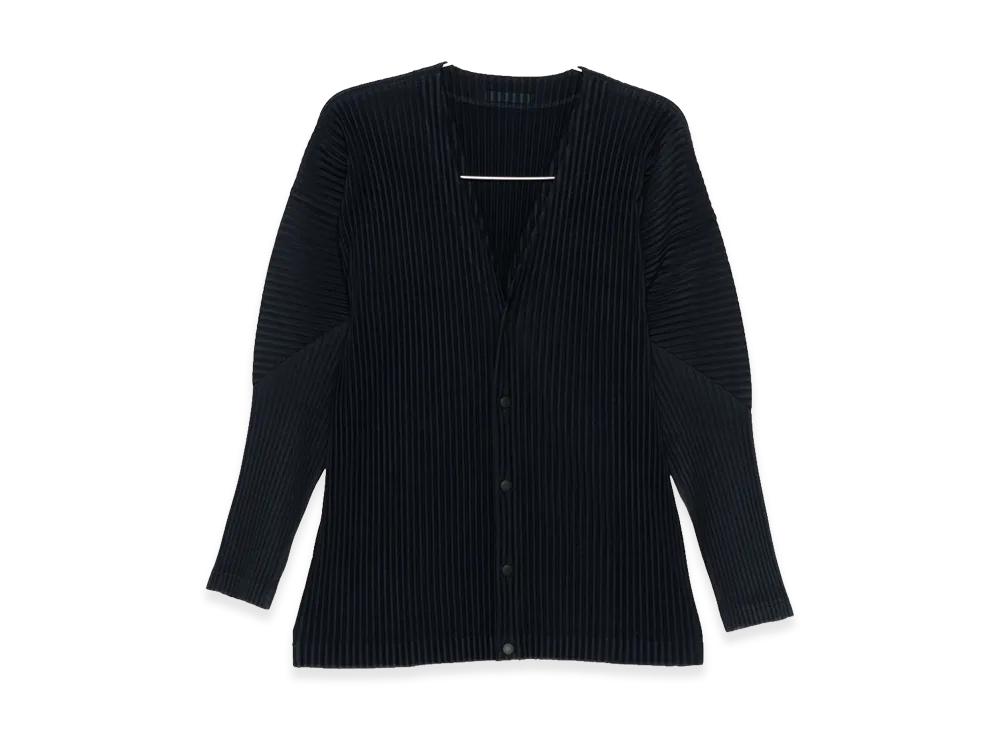 HOMME PLISSE ISSEY MIYAKE Cardigan "Dark Blue"