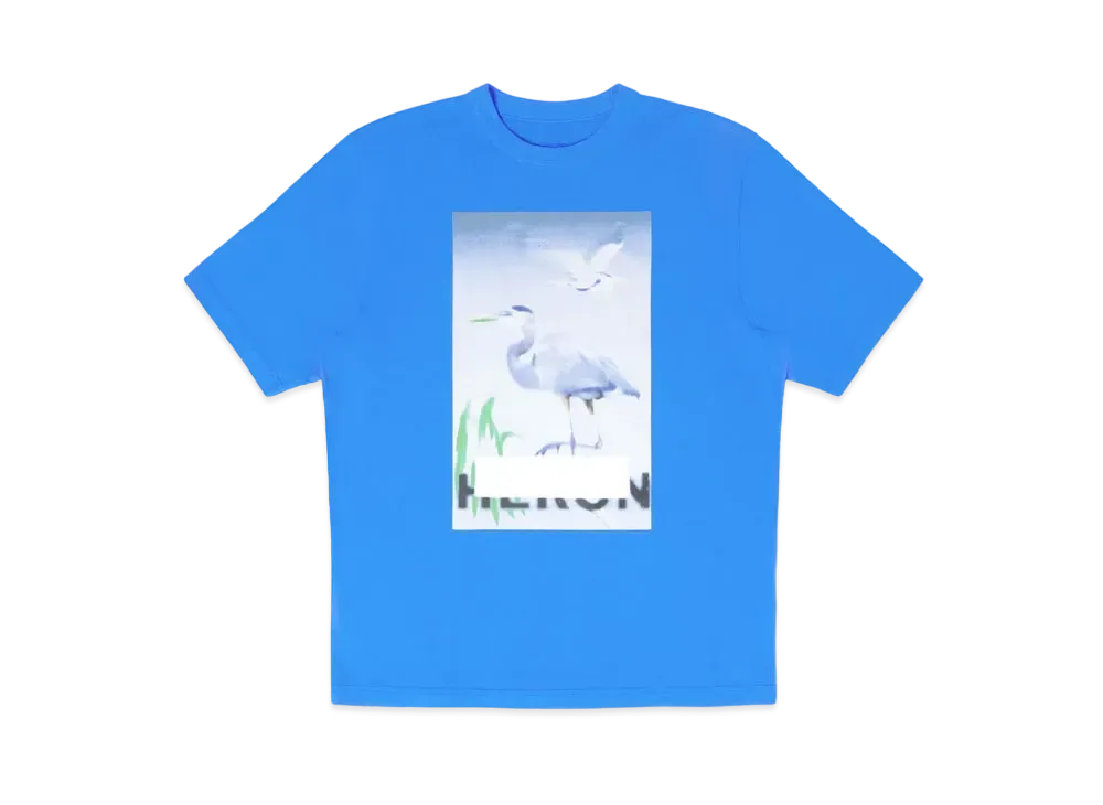 HERON PRESTON Censored Heron SS Tee "Blue"