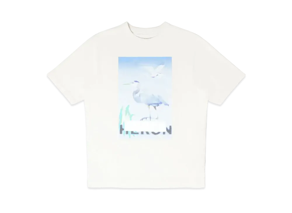 HERON PRESTON Censored Heron SS Tee "White"