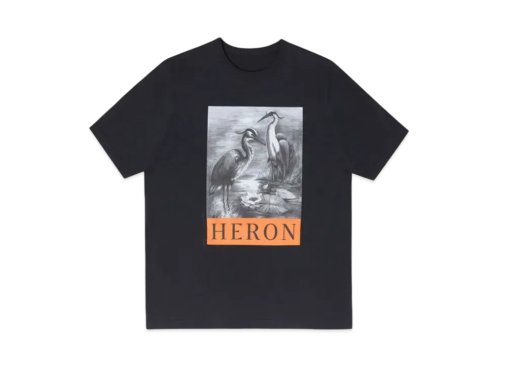 HERON PRESTON Nf Heron Bw SS Tee "Black"