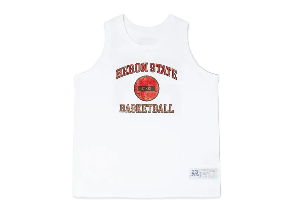 HERON PRESTON 23 Basketball Tank Top "White"