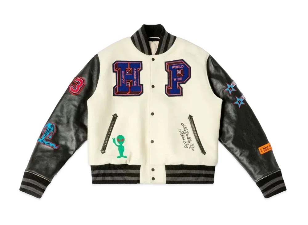 HERON PRESTON HP Patches Varsity "Ivory/Red"