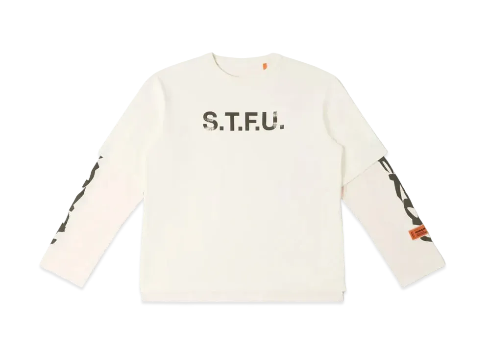 HERON PRESTON HP Flaming Double Tee "Ivory/Black"