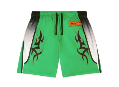 HERON PRESTON Dry Fit Shorts "Light Green/Black"