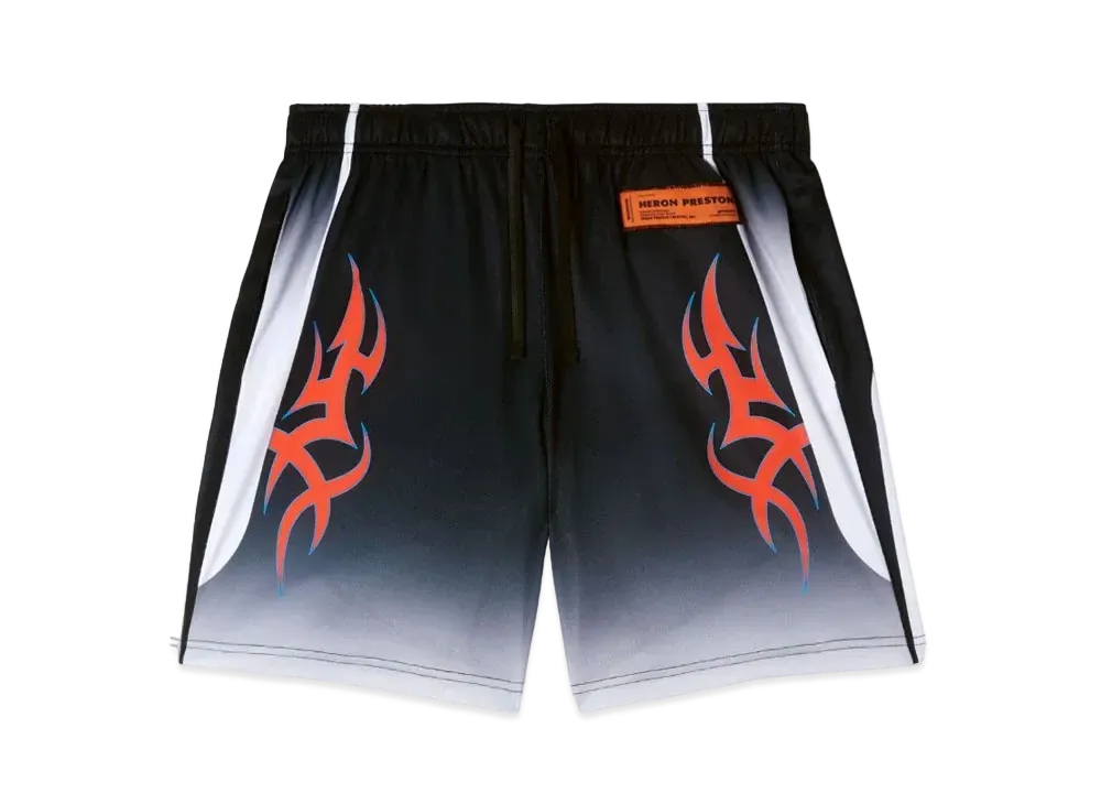 HERON PRESTON Dry Fit Shorts "Black/Red"