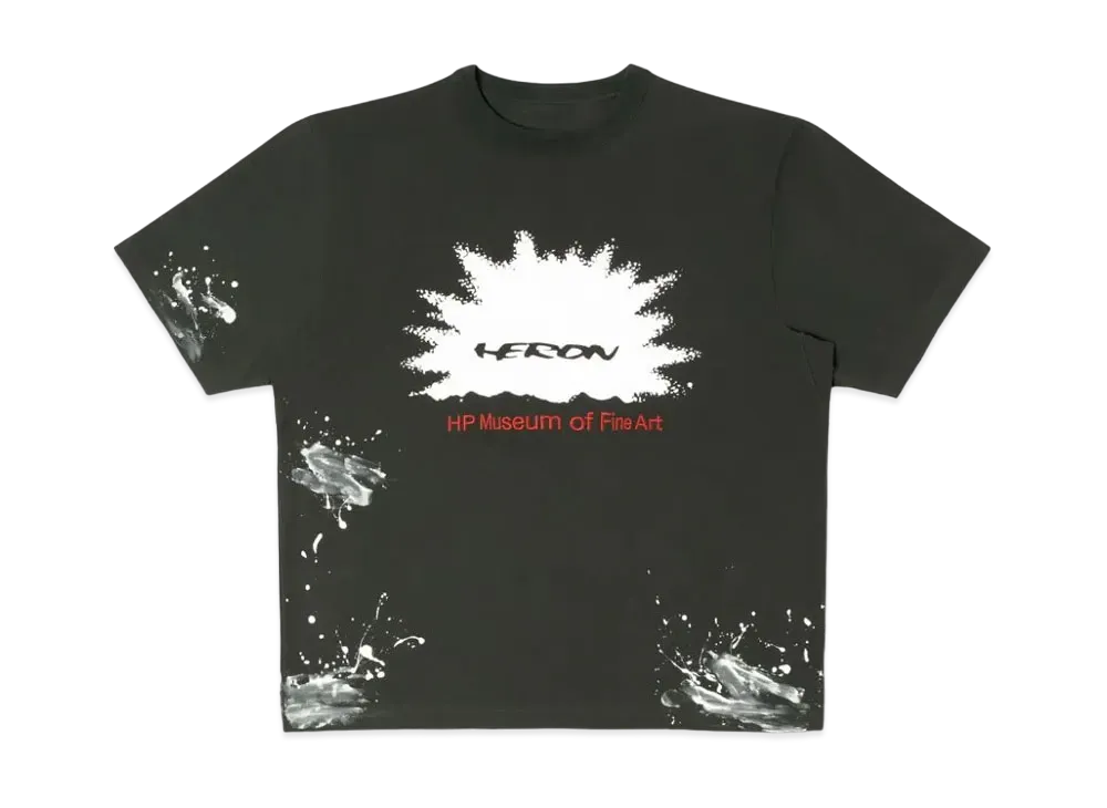 HERON PRESTON HP Museum SS Tee "Black/Red"