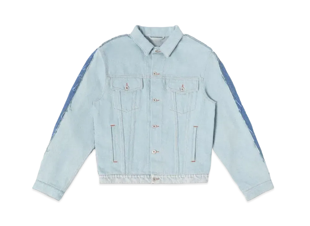 HERON PRESTON Washed Insideout Reg Jkt "Indigo"