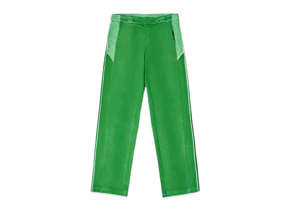 HERON PRESTON Distressed Insideout Chino "Green"