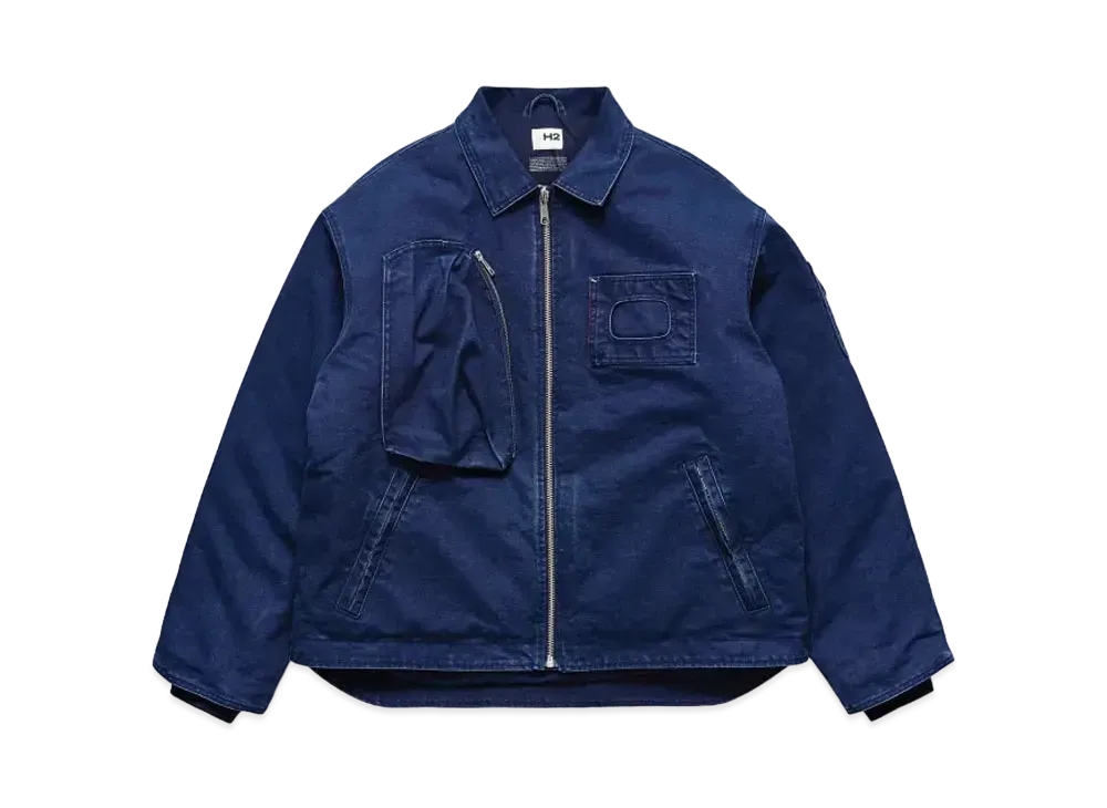 HERON PRESTON x H&M H2 Canvas Jacket "Dark Denim Blue"