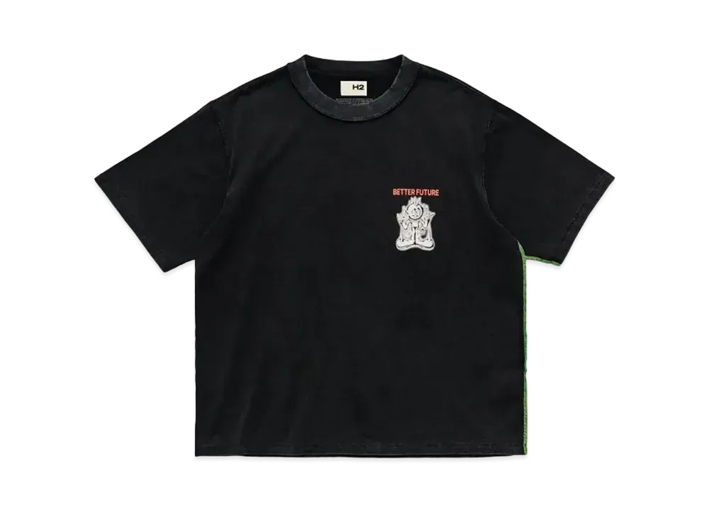 HERON PRESTON x H&M H2 Printed T-Shirt "Black"