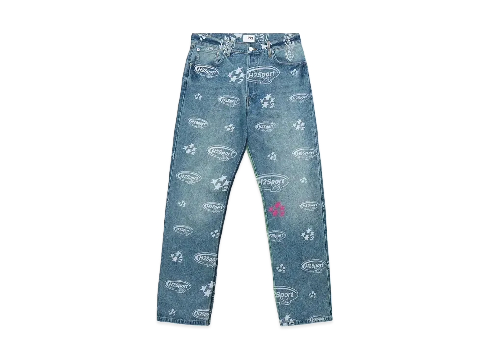 HERON PRESTON x H&M H2 Loose Denim "Denim Blue"