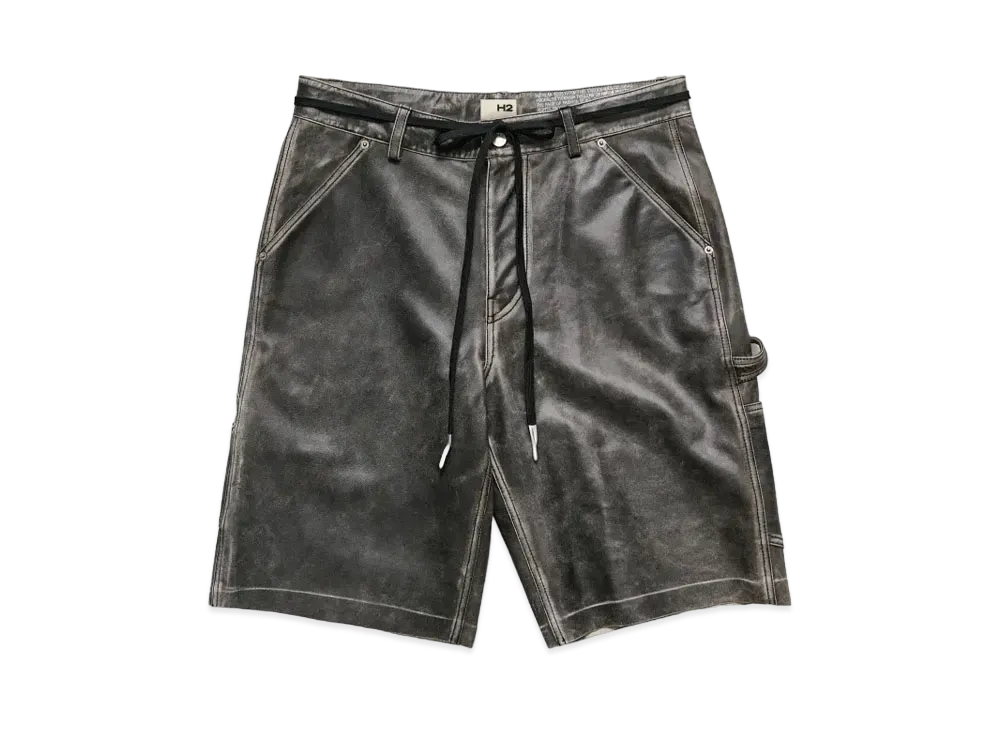 パンツ  Heron Preston H2 Leather Shorts HERON PRESTON x H&M H2 Leather Short Pants 