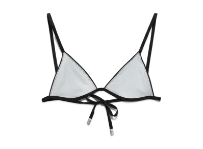 HERON PRESTON x H&M H2 Reversible Triangle Bikini Top "Silver/Black"