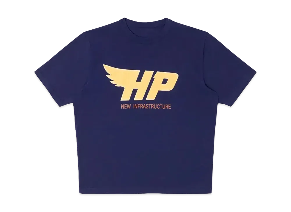 HERON PRESTON HP Fly SS Tee "Navy Blue Yellow"
