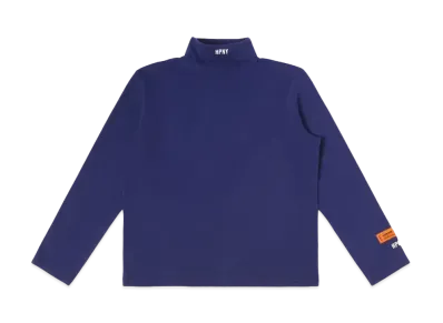 HERON PRESTON Hpny Emb Rollneck "Navy"