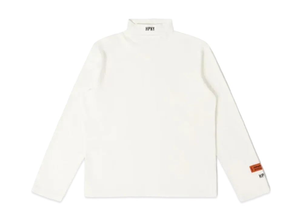 HERON PRESTON Hpny Emb Rollneck "White"