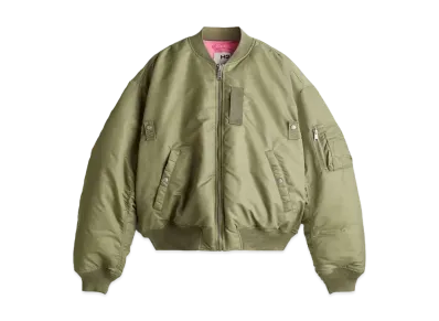 HERONPRESTON x H&M H2 Reversible Flight Jacket "Khaki Green/Pink"