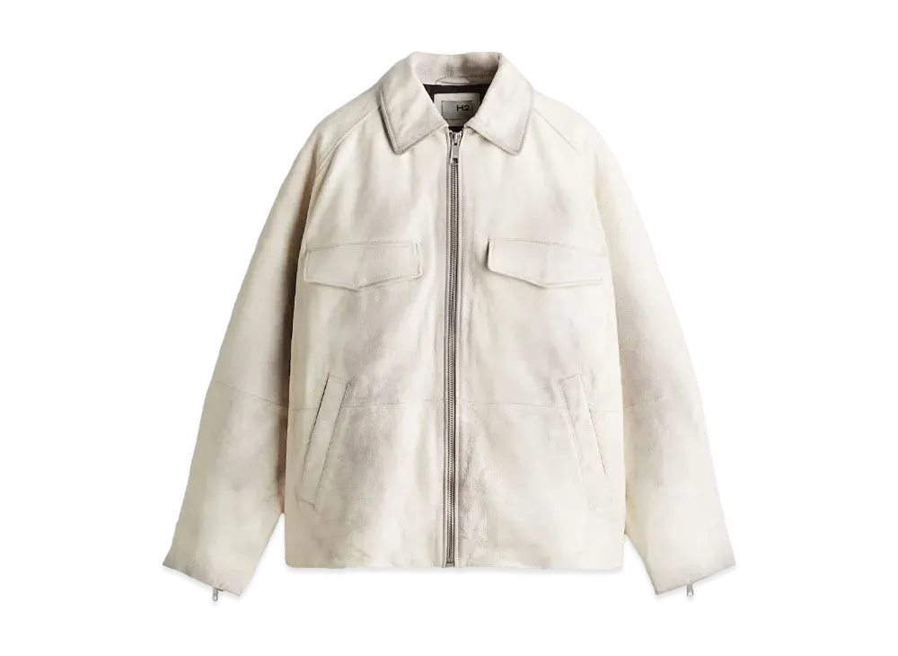 HERONPRESTON x H&M H2 Leather Jacket "White"