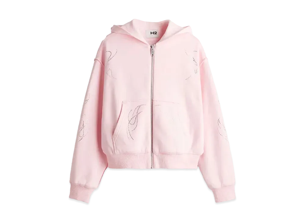HERONPRESTON x H&M H2 Reversible Full Zip Hooded Jacket "Light Pink"