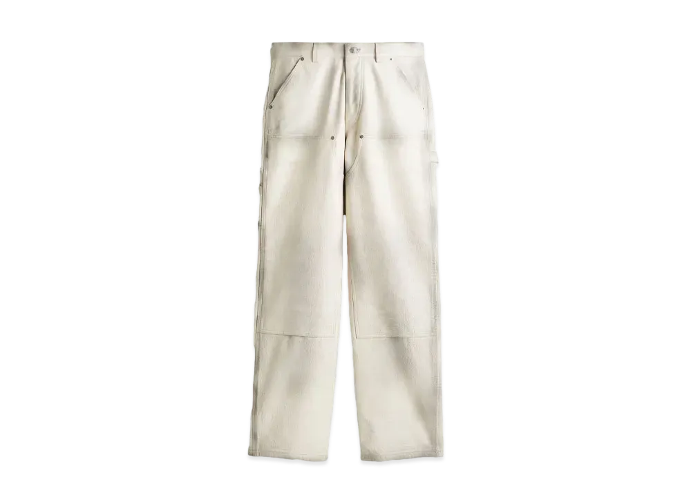 ヘロンプレストン x エイチアンドエム H2 レザー ワークウェア パンツ "ホワイト"