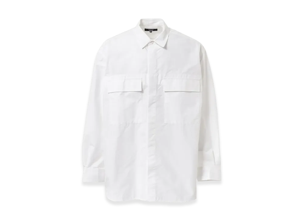 COMME des GARCONS HOMME Cotton Nylon Shirts "White"