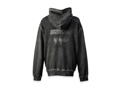 Yohji Yamamoto x ISAMU KATAYAMA BACKLASH Logo Hoodie "Gray"