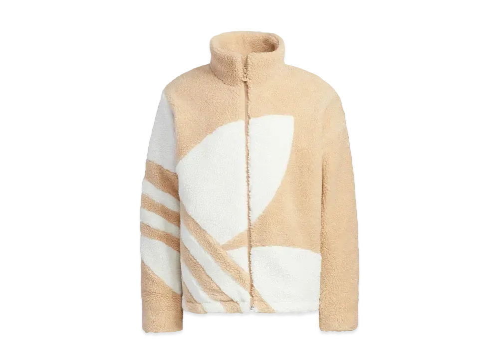 adidas Sherpa Track Jacket "Beige"
