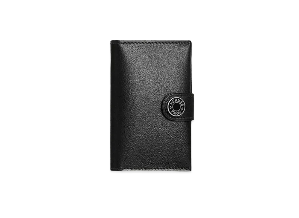 Hermes RMS Veau Ever Grain "Noir/Lacquer Silver"