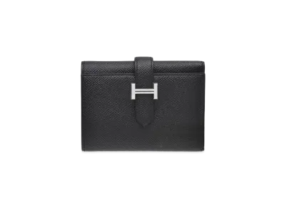 Hermes Bearn Combine Veau Epsom "Noir/Silver"