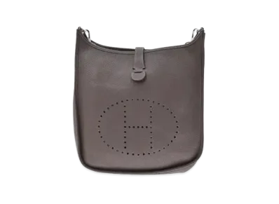 Hermes Evelyne 2 Taurillon Clemence "Etoupe/Silver"