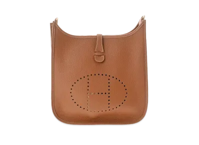 Hermes Evelyne 2 Taurillon Clemence "Gold/Gold"