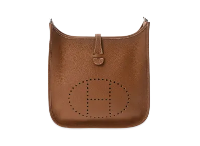 Hermes Evelyne 3 Taurillon Clemence "Gold/Silver"