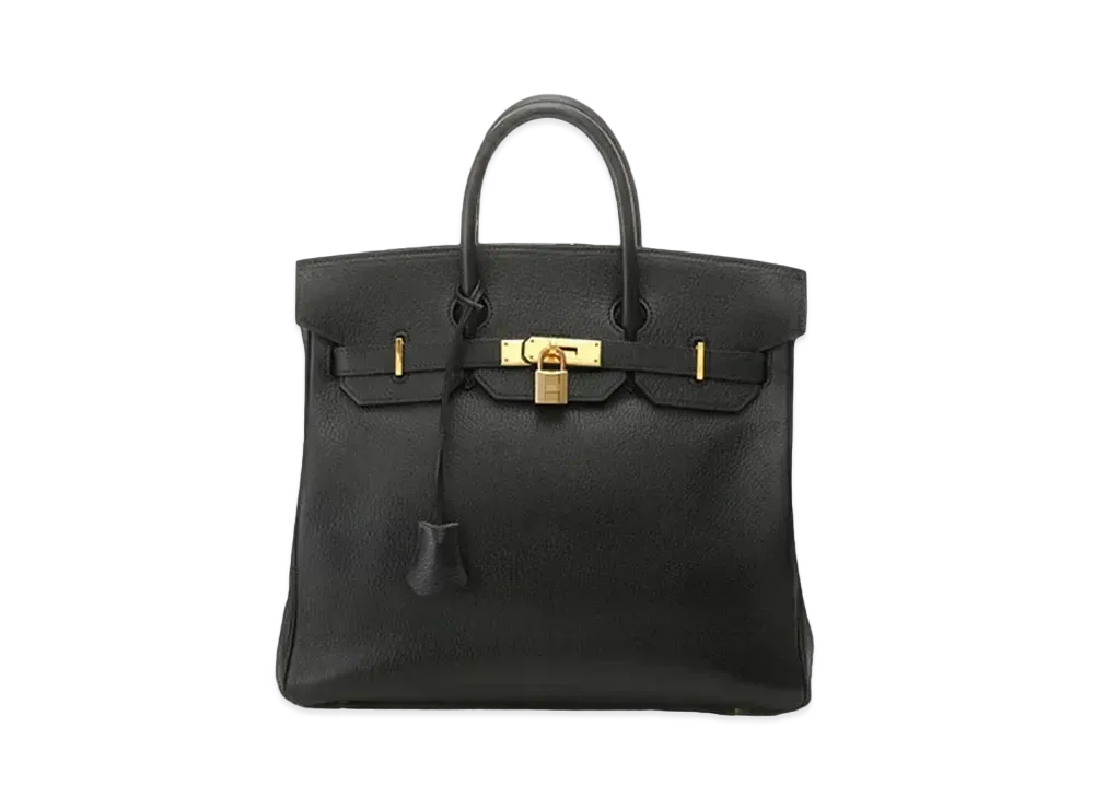 Hermes Haut a Courroies Ardennes "Noir/Gold"