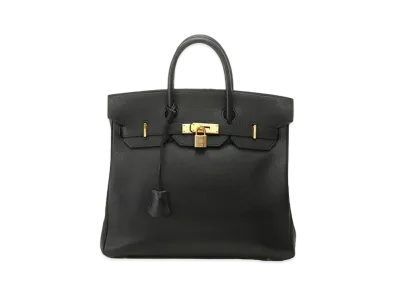 Hermes Haut a Courroies Ardennes "Noir/Gold"