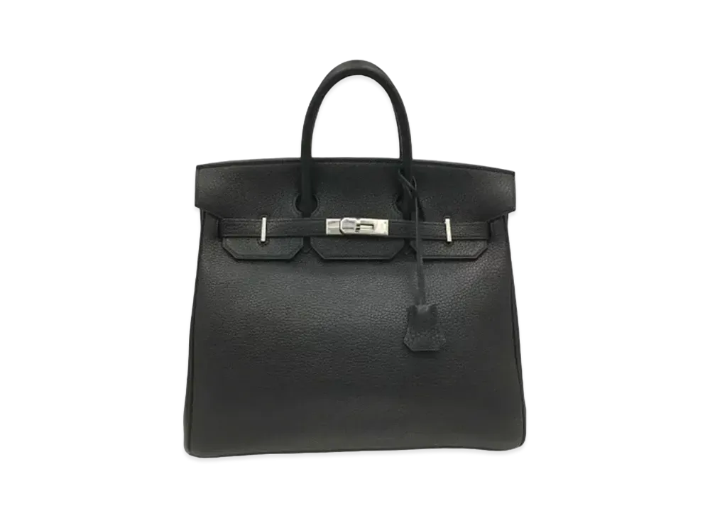 Hermes Haut a Courroies Ardennes "Noir/Silver"