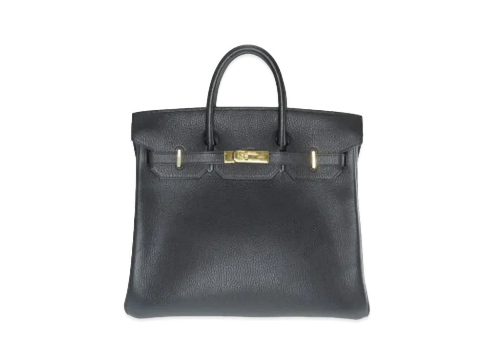 Hermes Haut a Courroies Togo "Noir/Gold"