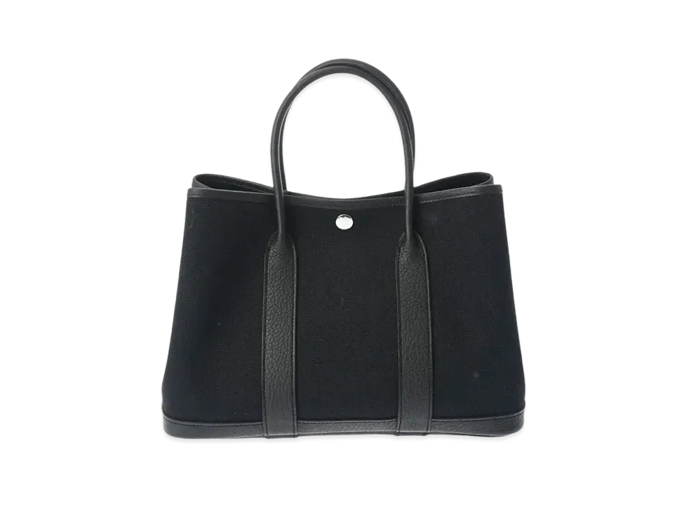 Hermes Garden Party Toile Military Negonda "Noir/Silver"