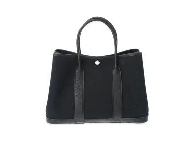 Hermes Garden Party Toile Military Negonda "Noir/Silver"