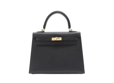 Hermes Kelly Sellier Veau Epsom "Noir/Gold"