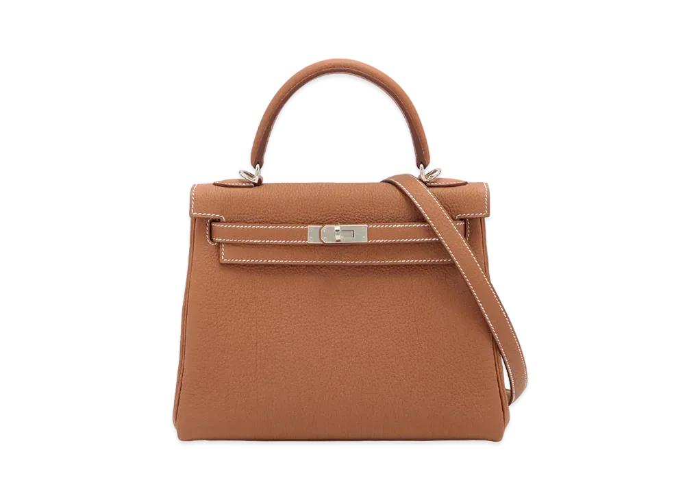 Hermes Kelly Retourne Togo "Gold/Silver"