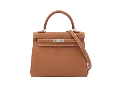 Hermes Kelly Retourne Togo "Gold/Silver"